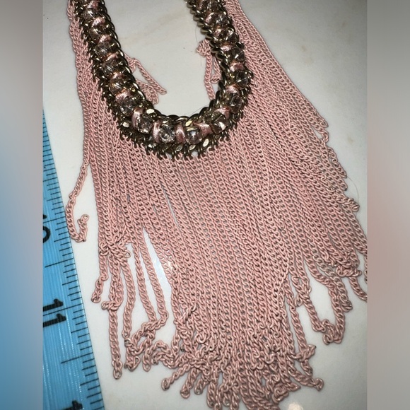 Metal fringe necklace - Picture 5 of 5